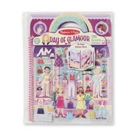 Melissa & Doug Puffy Sticker Activity Book--Day of Glamour