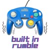 Old Skool GameCube/Wii Compatible Controller - Blue Special Edition