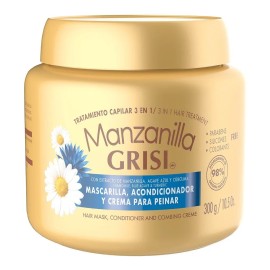 Tratamiento Capilar 3 En 1 Manzanilla Grisi