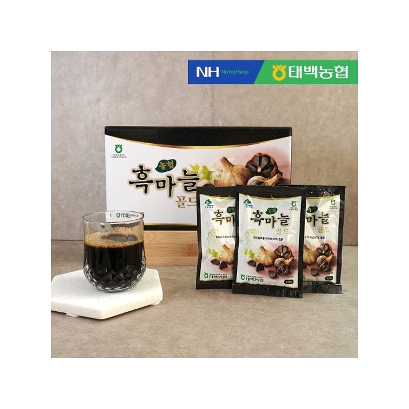 Deo Joeun Food [태백농협] 흑마늘 골드 80ml x 30포 [Taebaek