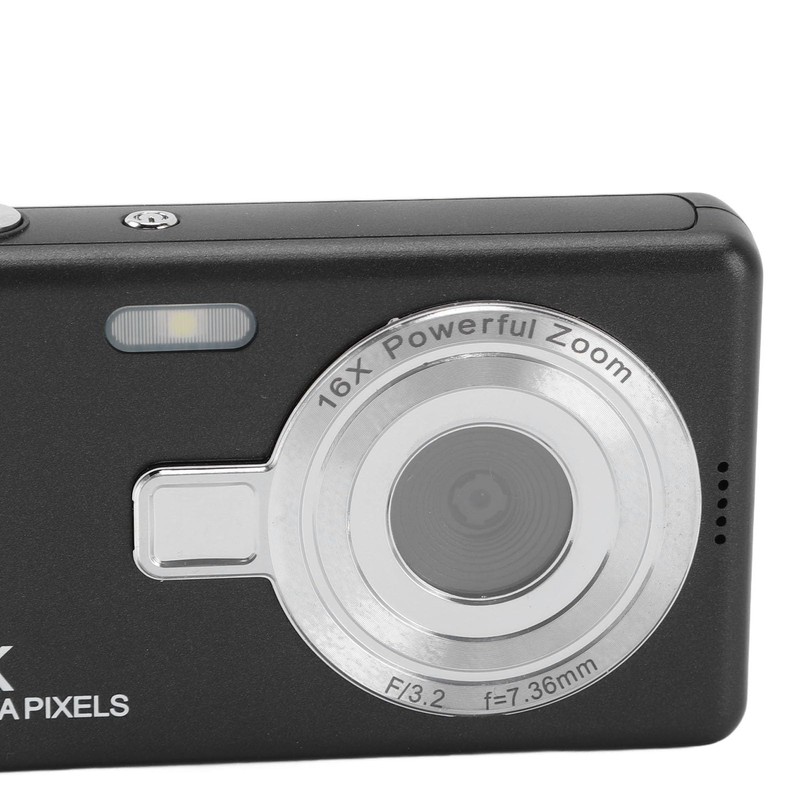 Digital Camera, 12MP 1080P Camera with 2.4in TFT Screen, 16X