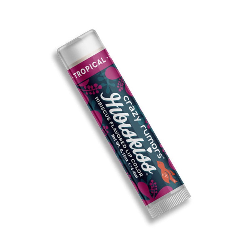 Crazy Rumors Hibiskiss Lip Balm, Coral 4.4g