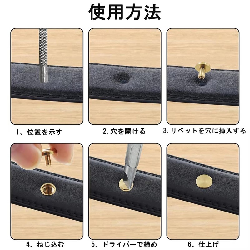 Grommets 4mm Quality Brass Grommets Caulking 4mm Rivet Screw Studs