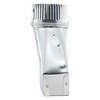 RecPro RV Ducting 4-Inch Straight Register Boot | Straight Crimped