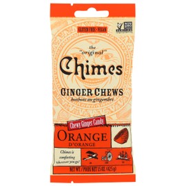 Chimes Orange Ginger Chews, 1.5 Ounce (Pack of 1)
