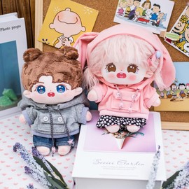 Bule Maple Plush, Clothes, 5.9 inches (15 cm), 7.9 inches (20 cm), Sewn Clothes, Rabbit Ears, Parka