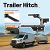 Gelacie Class 3 Rear Trailer Hitch, 2 Inch Receiver Compatible