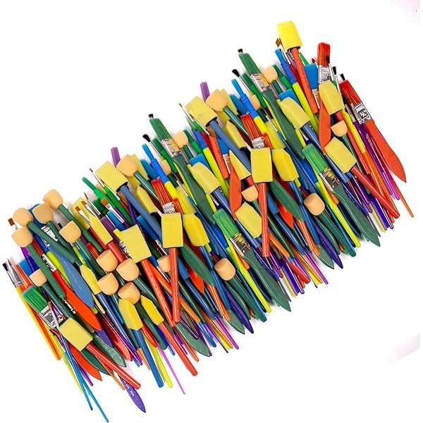 Horizon Group USA Paint Brushes - Assorted Sizes, Set of