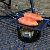 Mini Barbecue Tray Iron Portable Compact Easy to Clean BBQ