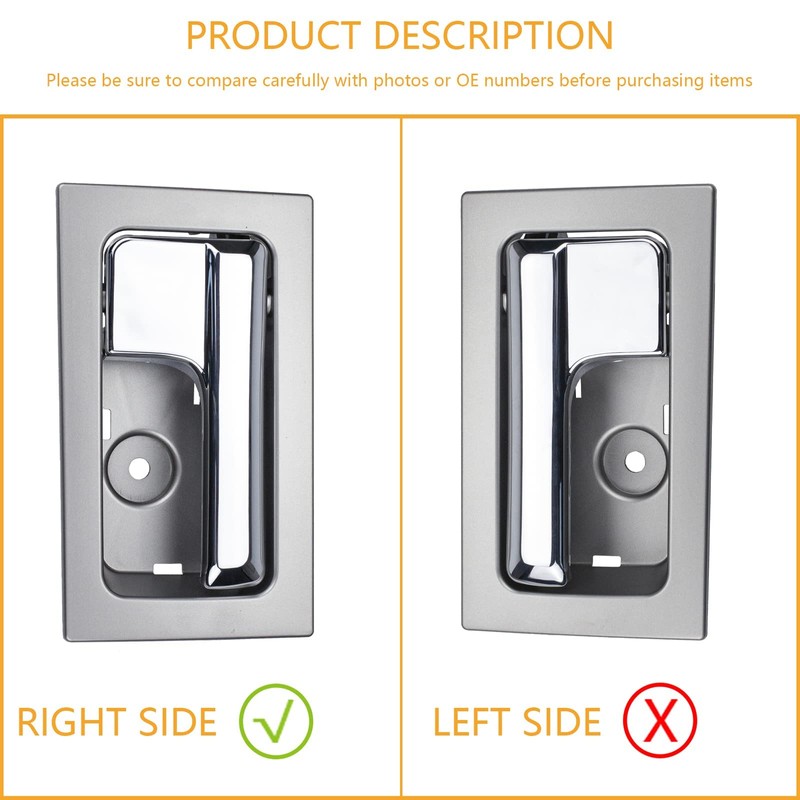 RLB-HILON Interior Door Handle Compatible with Ford F150 2009 to