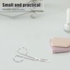 minkissy 2pcs Ergonomic Scissor Handle Tweezers Eyebrow Lash Tool Stainless