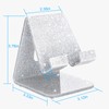 Crpich Acrylic Cell Phone Stand, Portable Phone Holder, Phone Stand