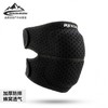 Sports Knee Pad Single - Running, Cycling, Breathable, Pressure Support with Thick Cushion Grey M (Single) 3ea