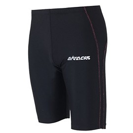 Airtracks Women's Functional Running Shorts - Running Tight - Shorts - Compression - Breathable - Quick Drying - Reflectors - Black - Pink, black pink