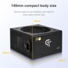 SAMA Power Supply 650W, GT 650W Fully Modular PSU 80