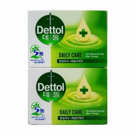 Dettol Antibacterial Soap - Daily Care 100g 4 Bars 6ea