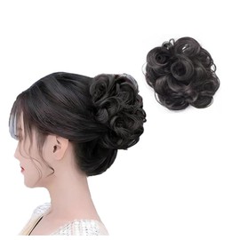 Bun Wig Clip Hair Extensions Hair Ornaments Point Wig, Women's, Thin Hair, Extension, Fluffy, Volume-Up, Hairpiece, Hair Extension, Extension, Extra Volume, Wig Partial Wig, Wrap, Natural Wig, Small