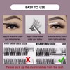 OP01 Eyelash Extensions 120 Tufts DIY Lash Extension Set Individual