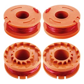 4 PCS Strimmer Spool,Lawn Mower Strimmer Spool,Strimmer Spool Replacement for for Worx,Grass Trimmer Spool Replacement,Spool Lawn Mower Line Worx Replacement