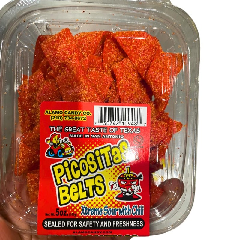 Alamo Candy Picositas Belt , 1 Count (SUGAR CANDY -
