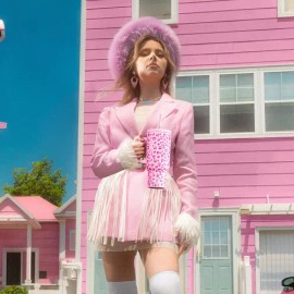 Meoky Vaso Térmico 40oz | Acero Inoxidable 18/8 | Doble Aislamiento | Mantiene Frío 36h / Caliente 12h | Con Asa + Popote | Base Antideslizante | Color Fairyland