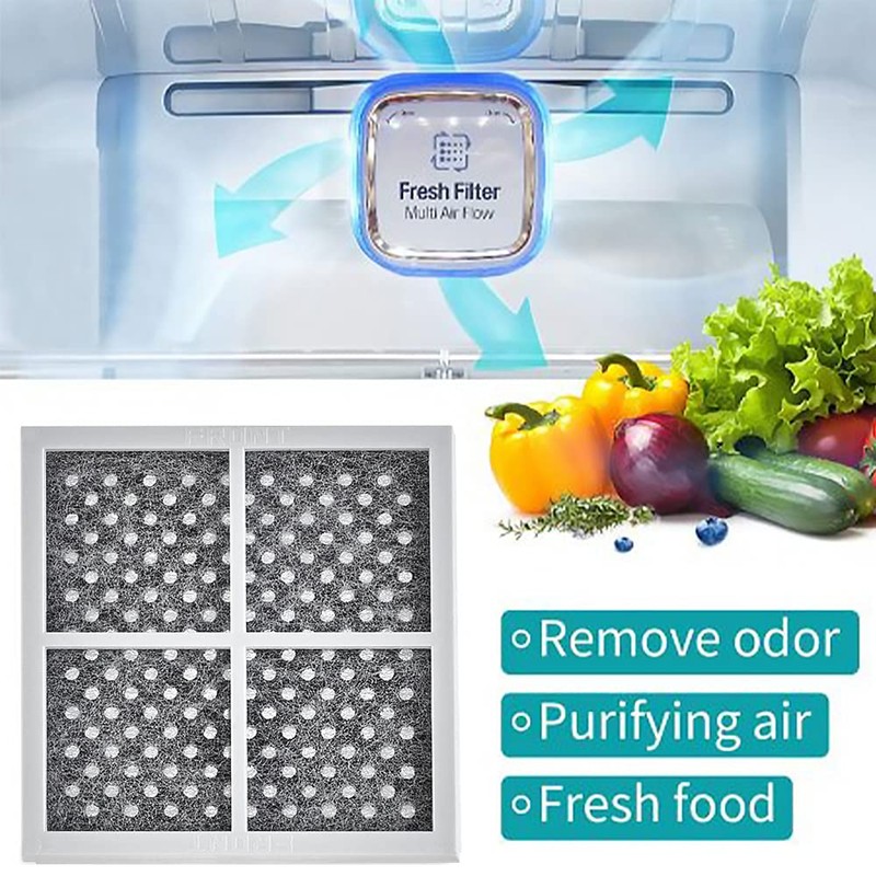 LG 3X Refrigerator Air Filter Replacement, ADQ73214404, Change Every Six