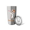 Rabbit Bunny Softball Player Catcher Pitcher Softballer Stainless Steel Insulated