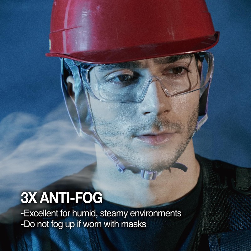 DEX FIT Safety Glasses SG210 Series - Anti-Fog & Scratch