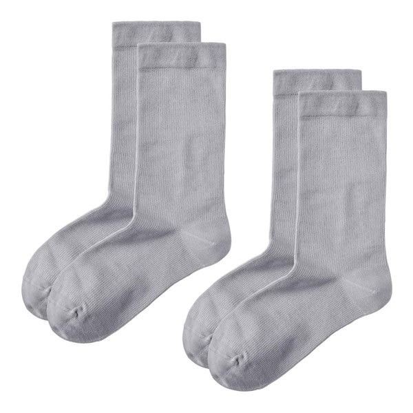 Gunze SABRINA Women's Socks, 2 Pairs Set, Compression, Middle Crew