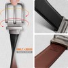 Bulliant Men's Belt Leather Reversible Belt 30 mm One Belt