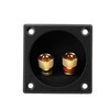 Pastlla 4PCS 2.2" Square 2-Way Speaker Box Terminal Binding Post