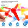 WALWAL 12pcs 3 Blades 80mm Fan Propellers 2mm Shaft Propellers