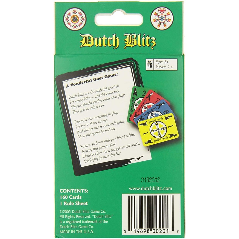 Dutch Blitz - Fast Paced Card Game for 2-4 Players