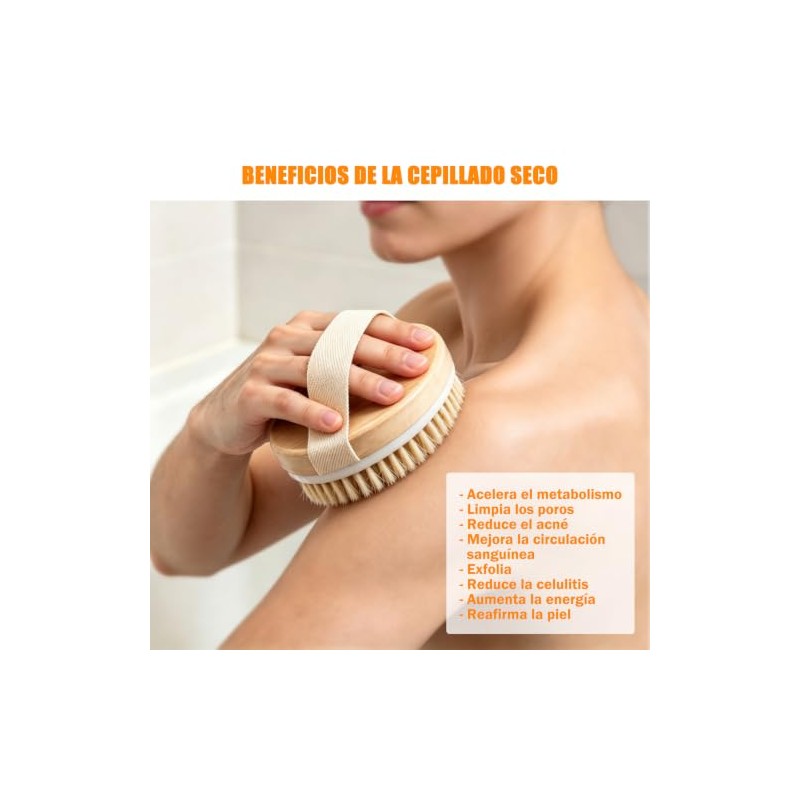 Cepillo Exfoliante Corporal con Cerdas Naturales