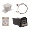 4PCS Digital PID Thermostat Quick Response Temperature Controller with Thermocouple