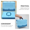 Beaupretty Plastic Storage Box Folding Carry Box Tool Organizer Portable