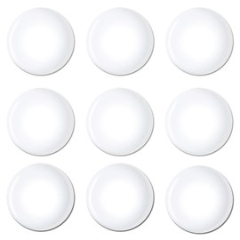 Enenes 50mm Clear Glass Cabochon, 25PCS Glass Cabochon for Jewelry Making Round Dome Cabochons with Flat Backs Glass Dome Tiles Clear Cameo for Pendants and Crafts (50MM 25PCS)