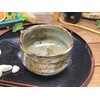 Kutani [Matcha Bowl] Weeping Cherry Blossom Medium Painting