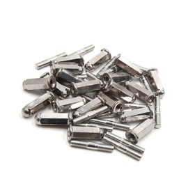 TUCKBOLD 20pcs 6mm Thread Dia Motorcycle Exhaust Pipe Muffler Screw Bolt Nut for GY6 125 Automotive Parts