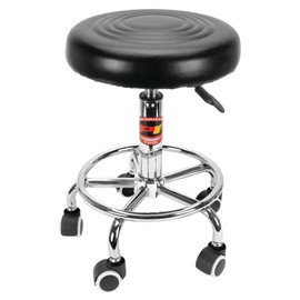 Performance Tool W85027 Adjustable (19 - 24 Inch) Pneumatic Rolling Bar Stool, 250 Lbs Capacity