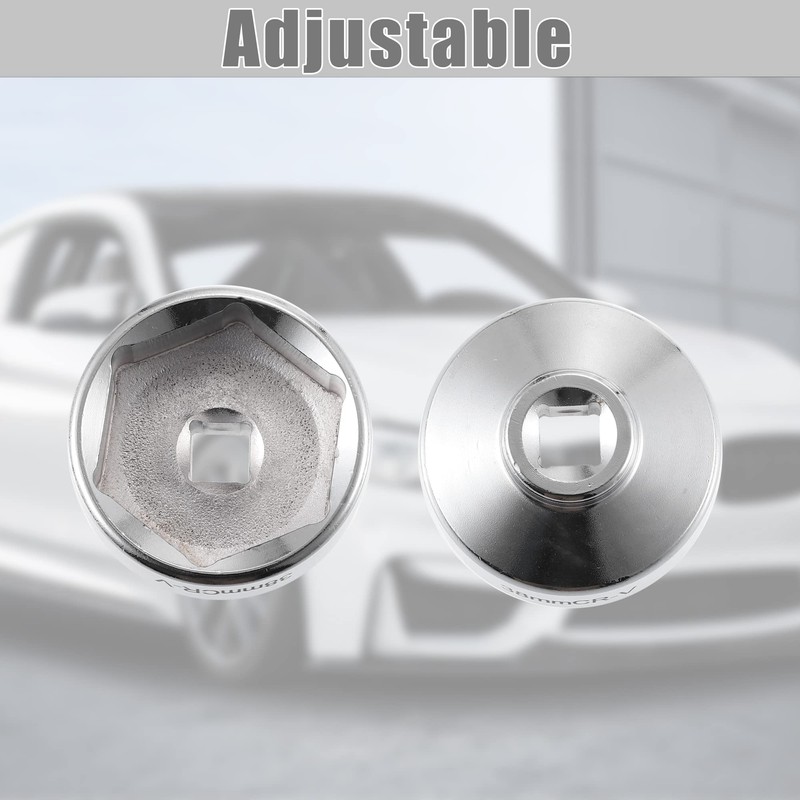 X AUTOHAUX Universal 38mm Car Oil Filter Socket Wrench Housing
