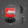 Aaiwa 7Pin Wireless Led Rear Tail Lights Operated USB Magnetic