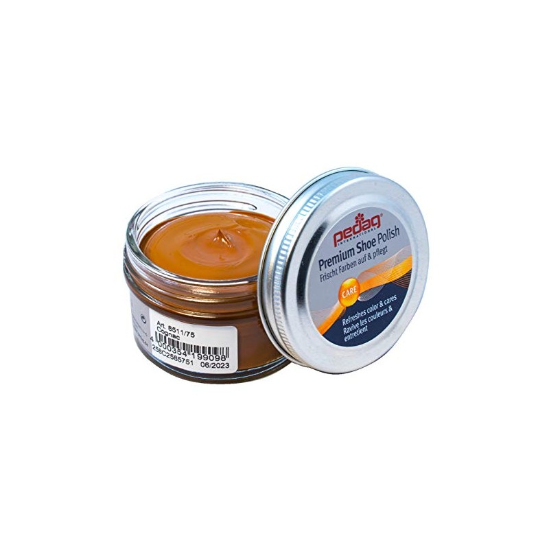 pedag Premium Shoe Cream Polish 851 for Smooth Leather, Made