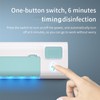 UV Toothbrush Sanitizer Toothbrush Holder Wall Mounted with Sterilizer and