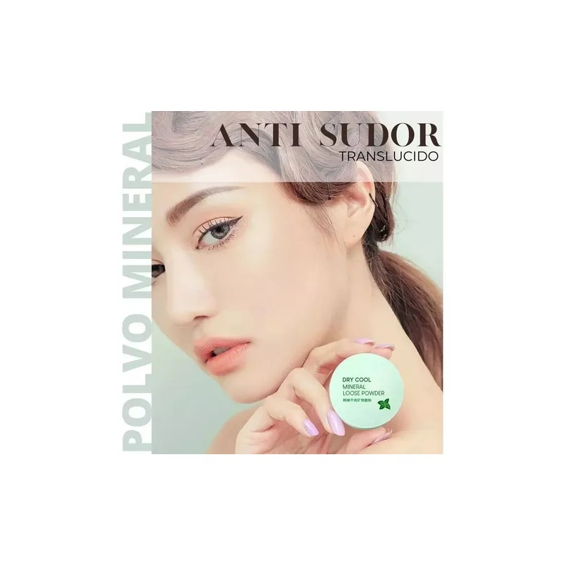 2 Polvo Mineral Cuidado Facial Translúcido Maquillaje Fijado