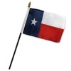 Texas 4"x6" Desk Stick Flag (No Base) Wholesale lot of