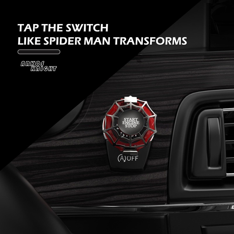 ARKOSKNIGHT Universal Car Push Button Cover - Protective, Anti-Scratch Ignition