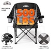 Tisetrail Oversized Padded Camping Chair Extra Large Camp Chairs for