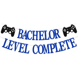 Congrats Bachelor Banner, Congrats Class of 2025 Bachelor Graduation Decorations, Bachelor Degree Graduation Party Decor, We are So Proud of You Supplies Blue