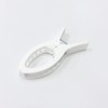 Towa Sangyo Neo-Sool Double Spring Balcony Clothespins White Approx. 3.2